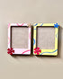 Photo frame with magnet handpainted wooden Trendy